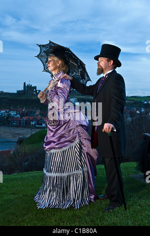 Cult events at Whitby in North Yorkshire Stock Photo