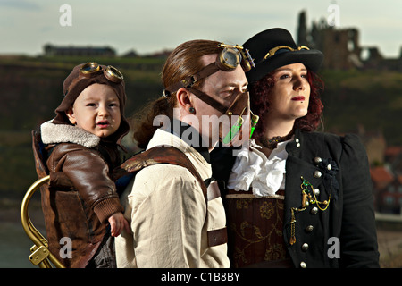 Cult events at Whitby in North Yorkshire Stock Photo