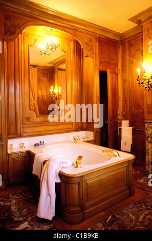 France, Paris, bathroom of the imperial suite of the Ritz Hotel (Luxury Parisian Hotels), Stock Photo