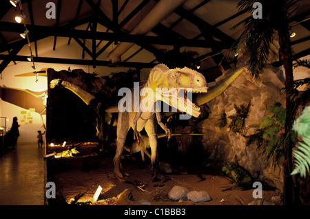 France, Aude, Esperaza, dinosaurs museum Stock Photo