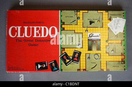 Details of game Cluedo Stock Photo