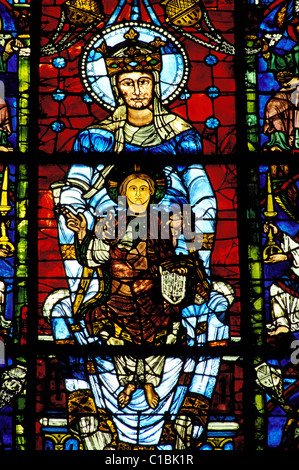 France Eure et Loir Chartres Notre Dame de Chartres Cathedral listed as World Heritage by UNESCO Notre Dame de La Belle Stock Photo