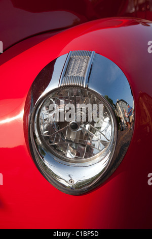 Headlight from a classic car Stock Photo - Alamy
