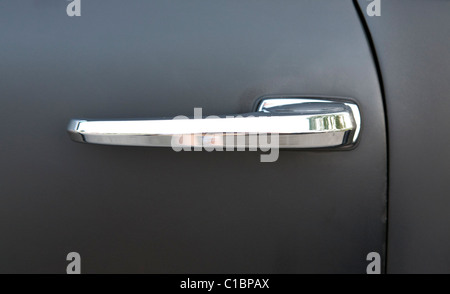 Handle of a car door Stock Photo