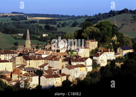 France, Tarn et Garonne, Caylus village Stock Photo