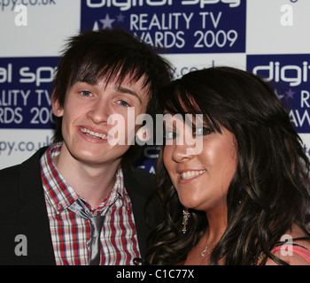 Luke Marsden and Rebecca Shiner, Digital Spy Reality TV Awards held at the Bloomsbury Ballroom, Victoria House. London, England Stock Photo