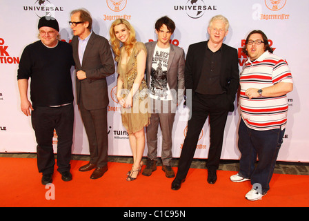 Philip Seymour Hoffman, Bill Nighy, Talula Riley, Tom Sturridge, Nick Frost, Richard Curtis German Premiere of 'The Boat That Stock Photo