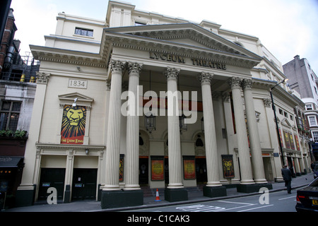 General View gv of the Lyceum Theatre in London, England. Stock Photo