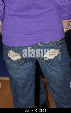 Alyssa Milano promotes the Touch Collection at the NBA Store New York City, USA - 15.04.09 Stock Photo