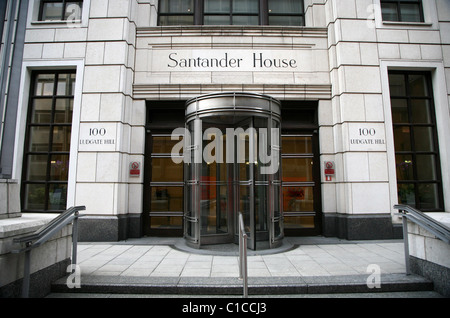 General View gv of Santander House in London, England Stock Photo