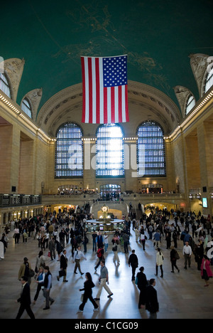 The crowded main concourse of Grand Central Station, New York City, USA Stock Photo