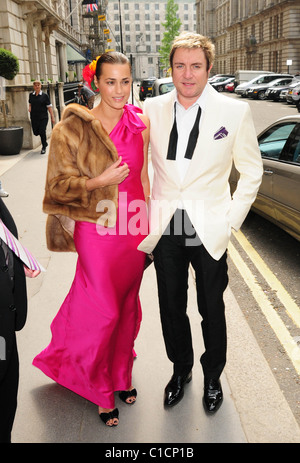 Simon and Yasmin Le Bon arrive for the Marc Jacobs London Fashion Week  Autumn Winter 2007 Collection show at Claridges in central London Stock  Photo - Alamy