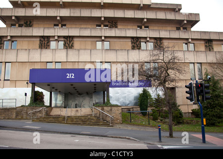 The former Bradford & Bingley head office, in Bingley town centre, Bradford, West  Yorkshire, UK Stock Photo