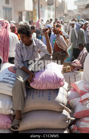 Bait Al Faqih Friday Market, Yemen Stock Photo