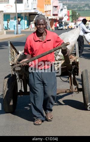 street scene kisumu kenya Stock Photo