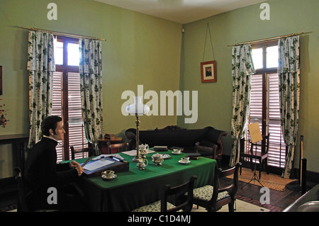 The Parlour of the Treaty House, Waitangi, Bay of Islands, Northland Region, North Island, New Zealand Stock Photo