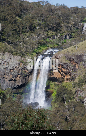 The Ebor Falls on the Guy Fawkes River in New South Wales AustraliaEbor Falls Stock Photo