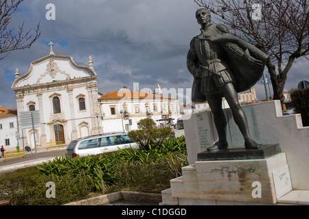 Estremoz, Portugal, including Sao Francisco Church Stock Photo