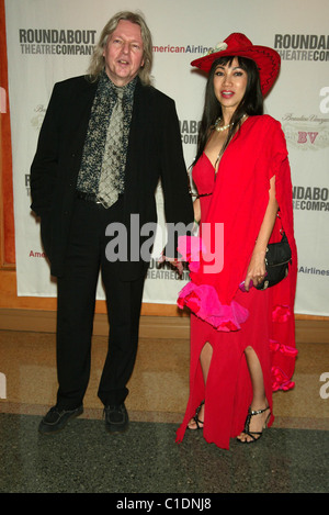 Christopher Hampton and Tiana Silliphant-Hampton Opening Night After Party for the Broadway play 'The Philanthropist' at the Stock Photo