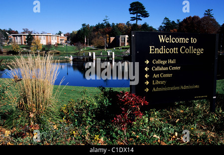 United States, Massachusetts, Beverly (north of Boston), Endicott College, a famous university Stock Photo