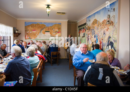 Lazy Harry at the Billy Tea Rooms in Glenrowan, Victoria, Australia Stock Photo