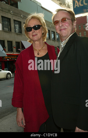 Maria Aitken and Edward Hibbert  Opening Night of the Broadway play 'Accent On Youth' at the Friedman Theatre - Arrivals  New Stock Photo