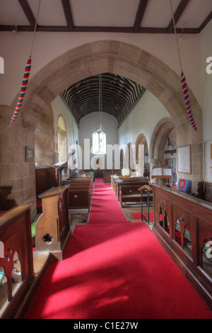 St Mary Magdalene church, Hewelsfield, Forest of Dean Stock Photo