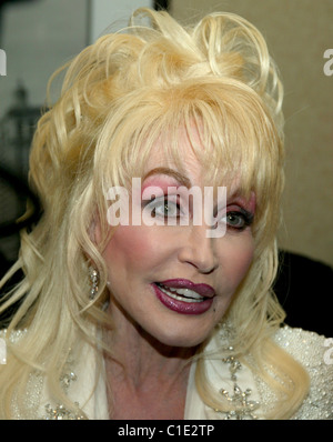 Dolly Parton Opening Night After Party for the new Broadway musical 'Nine To Five' at the New York Marriott Marquis Hotel. New Stock Photo