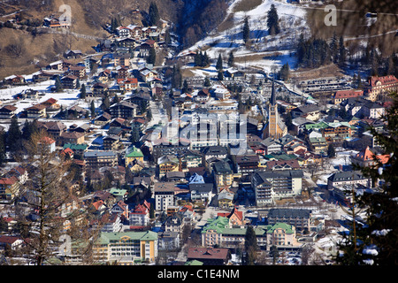 Overview of the ski resort Bad Hofgastein Stock Photo