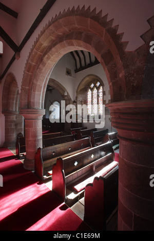 St Mary Magdalene church, Hewelsfield, Forest of Dean Stock Photo