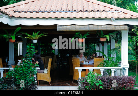 English tea house and restaurant sandakan Malaysian Borneo Malaysia asia tourist attraction Stock Photo