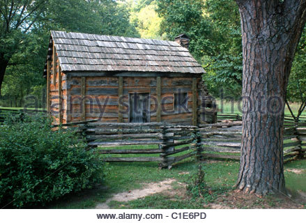 Abraham Lincoln's Boyhood home near Hodgenville, Kentucky, USA Stock ...