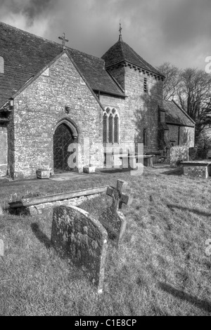 St Mary Magdalene church, Hewelsfield, Forest of Dean. UK Stock Photo