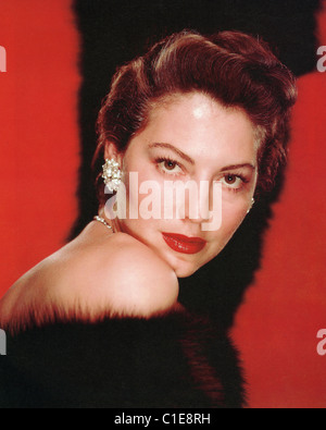 AVA GARDNER (1922-1990) US film actress about 1954 Stock Photo