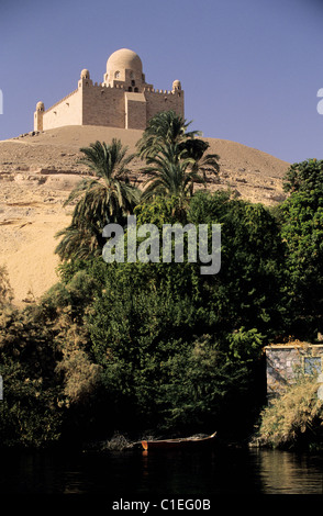 Egypt, Aswan, Aga Khan Mausoleum Stock Photo