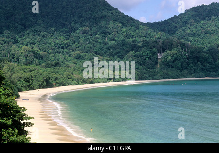 Malaysia, Kedah Federal State, Langkawi Island, Andaman Datai Bay Resort is located at the edge of bay Stock Photo