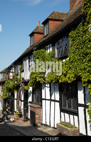 The Mermaid Inn (founded 11th century, rebuilt 1420), Rye, East Sussex, England, United Kingdom Stock Photo