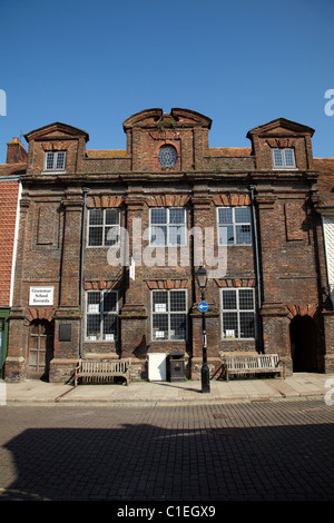 Old Rye Grammar School (1636), High Street, Rye, East Sussex, England, United Kingdom Stock Photo