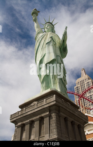 Replica Statue of Liberty New York New York Hotel Casino Las Vegas Stock Photo