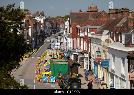 High Street, Battle, East Sussex, England, United Kingdom Stock Photo