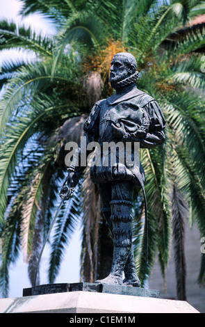 Don Pedro Menendez De Aviles Statue, St. Augustine, FL Stock Photo - Alamy