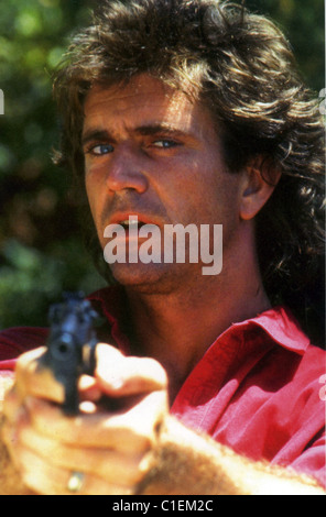 LETHAL WEAPON  1987 Warner Brothers film with Mel Gibson Stock Photo