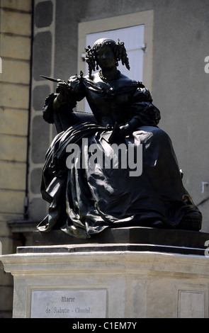 Statue of Madame de Sevigne. Grignan. Drôme provençale. France Stock ...