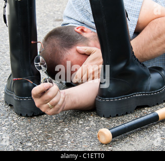 Symbol for Nazis, skinheads and right-wing radicalism Stock Photo