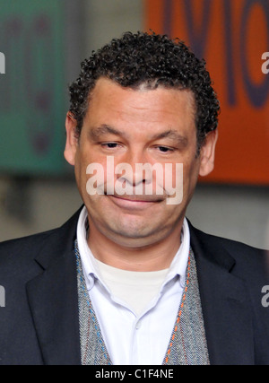 Craig Charles The stars of 'Coronation Street' leaving the 'This Morning' studios London, England -05.05.09 Stock Photo