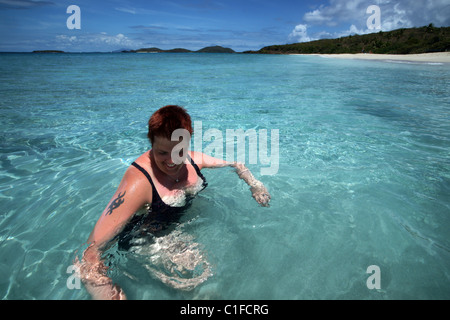 playa brava, culebra, puerto rico Stock Photo