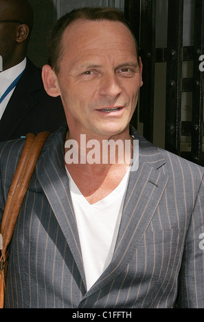 Perry Fenwick who plays Billy Mitchell in BBC soap 'Eastenders' leaving the 'This Morning' studios London, England - 08.05.09 Stock Photo