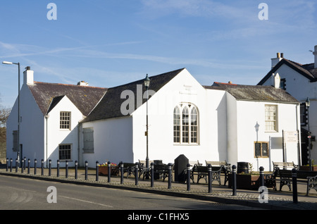 The Old Courthouse museum in Beaumaris, Isle of Anglesey (Ynys Mon), North Wales, UK, Britain. Stock Photo