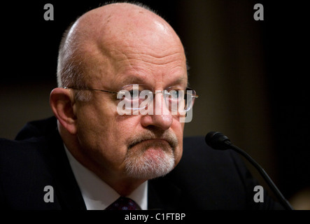 Director Of National Intelligence James Clapper, Right, And Cia 