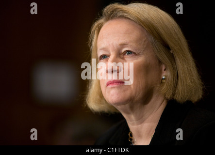 Mary Schapiro, Chairwoman of the Securities and Exchange Commission (SEC) Stock Photo